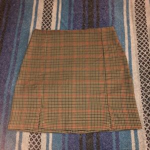 Tilly’s Sky and Sparrow Plaid Mini Skirt